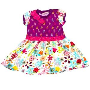 Jelly The Pug Tulip Collection (2017) Cotton Dress EUC in 2T